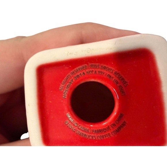 Starbucks Christmas Blend Vintage 2016 Ceramic Coffee Cup Ornament Set - Picture 4 of 4